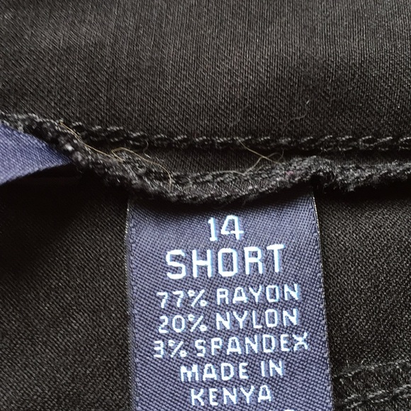 Westbound pull on black pants/faux front pockets - Picture 3 of 8